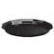 Service Ideas Paneled Tray with Removable Insert, 12" diameter, Stainless Steel, Black Onyx TRPN1412RIBSBX - alternate 3